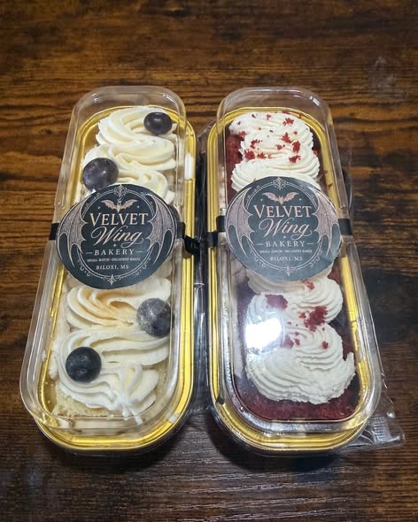 Velvet Wing Lemon Blueberry mini cake