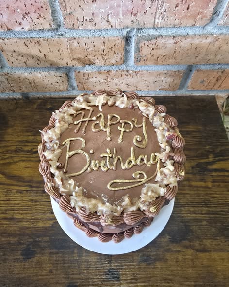 Velvet Wing German chocolate birthday cake with coconut pecan filling, view 2 of 2